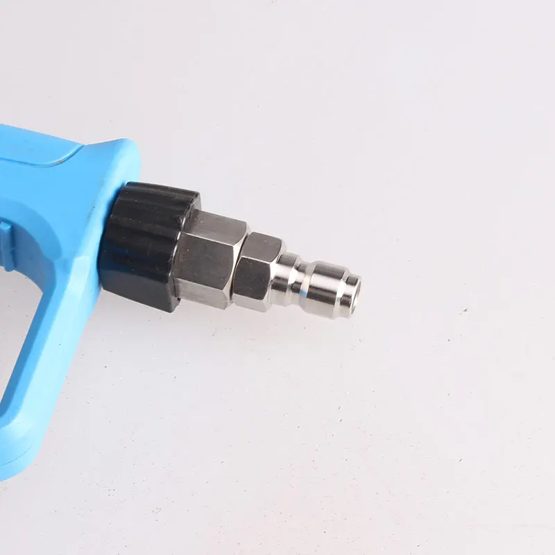 Rondella ad alta pressione pistola ad acqua pistola ad acqua cilindrica a forma di ventaglio pistola a spruzzo a barilotto con prolunga anti-avvolgimento