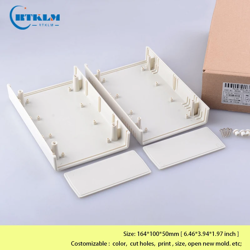 Plastic instrument case DIY electric plastic project box abs plastic enclosures for electronics junction box 160*100*51mm 1piece