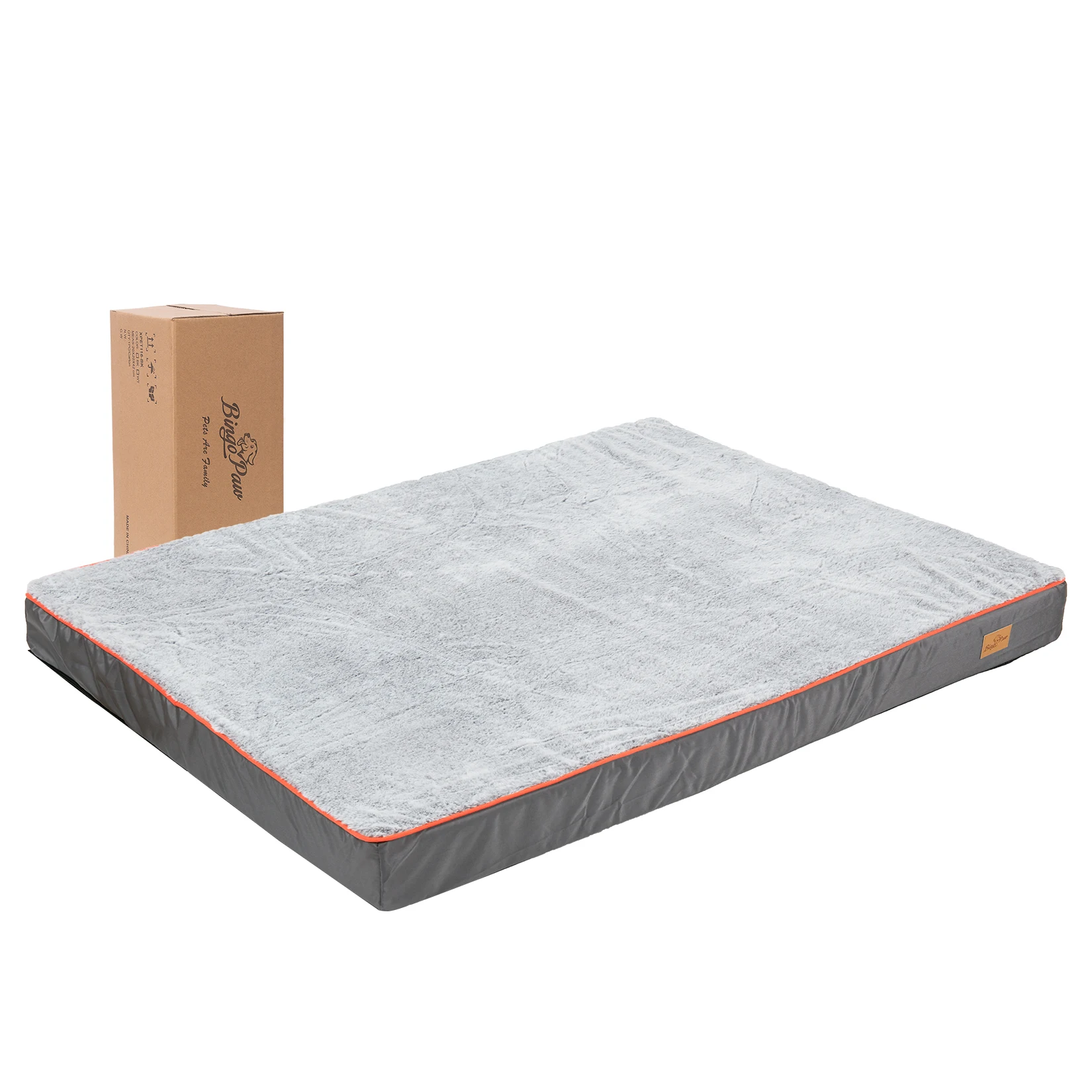 Large Orthopedic Dog Bed Kennel Memory Foam Waterproof Pet Bed with Removable Washable Cover Nonskid Bottom Joint Relief 3
