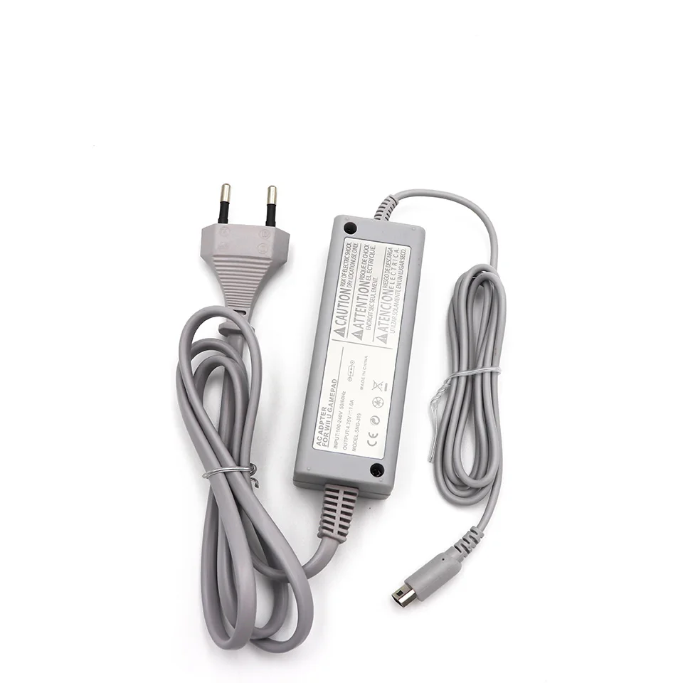 AC Charger for Nintendo Wii U Gamepad Joystick US/EU Plug Charging for wii u game Controller 100-240V Wall Power Supply Adapter