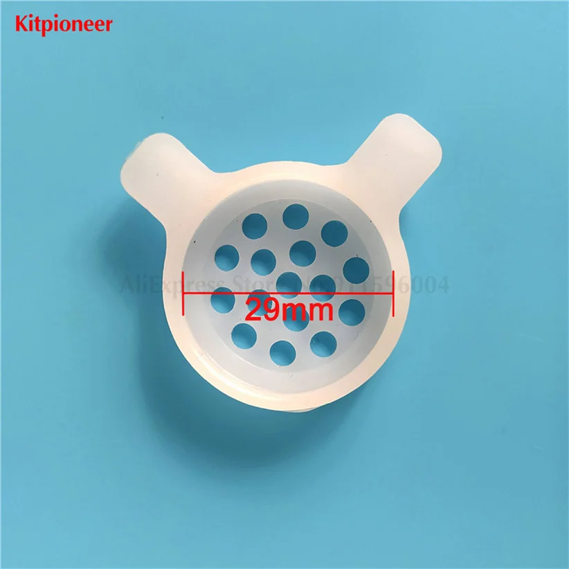 3Pcs คุณภาพสูง Ice Cream Machine วงกลมเล็กๆรูปการสร้างแบบจำลองหมวก29มม.เส้นผ่านศูนย์กลางภายใน Soft Service หัวฉีดฝาปิด