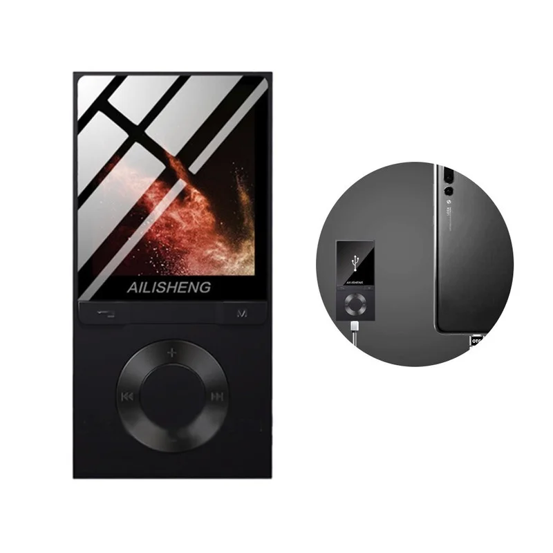 Portabl K35, reproductor de música MP3 HiFi con pantalla TFT de 1,8 pulgadas, 8GB, bluetooth, compatible con podómetro, Radio FM, E-book