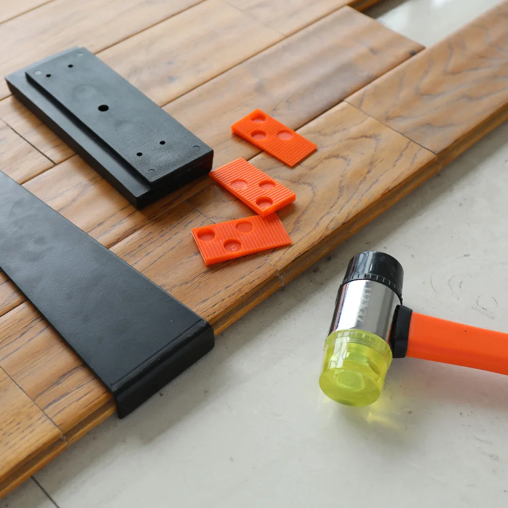 Julaihandsome Professional Laminate Wood Flooring Installation Kit , Spaces.Tapping Block, Pull Bar ,Mallet Hand Tool Set