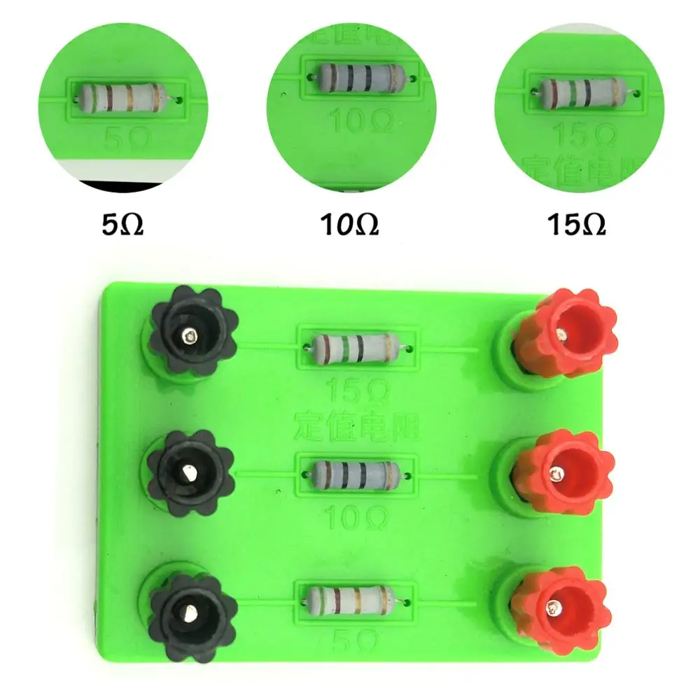 physical experiment equipment for Junior high school physical fixed resistance 5 ohm 10 ohm 15 ohm