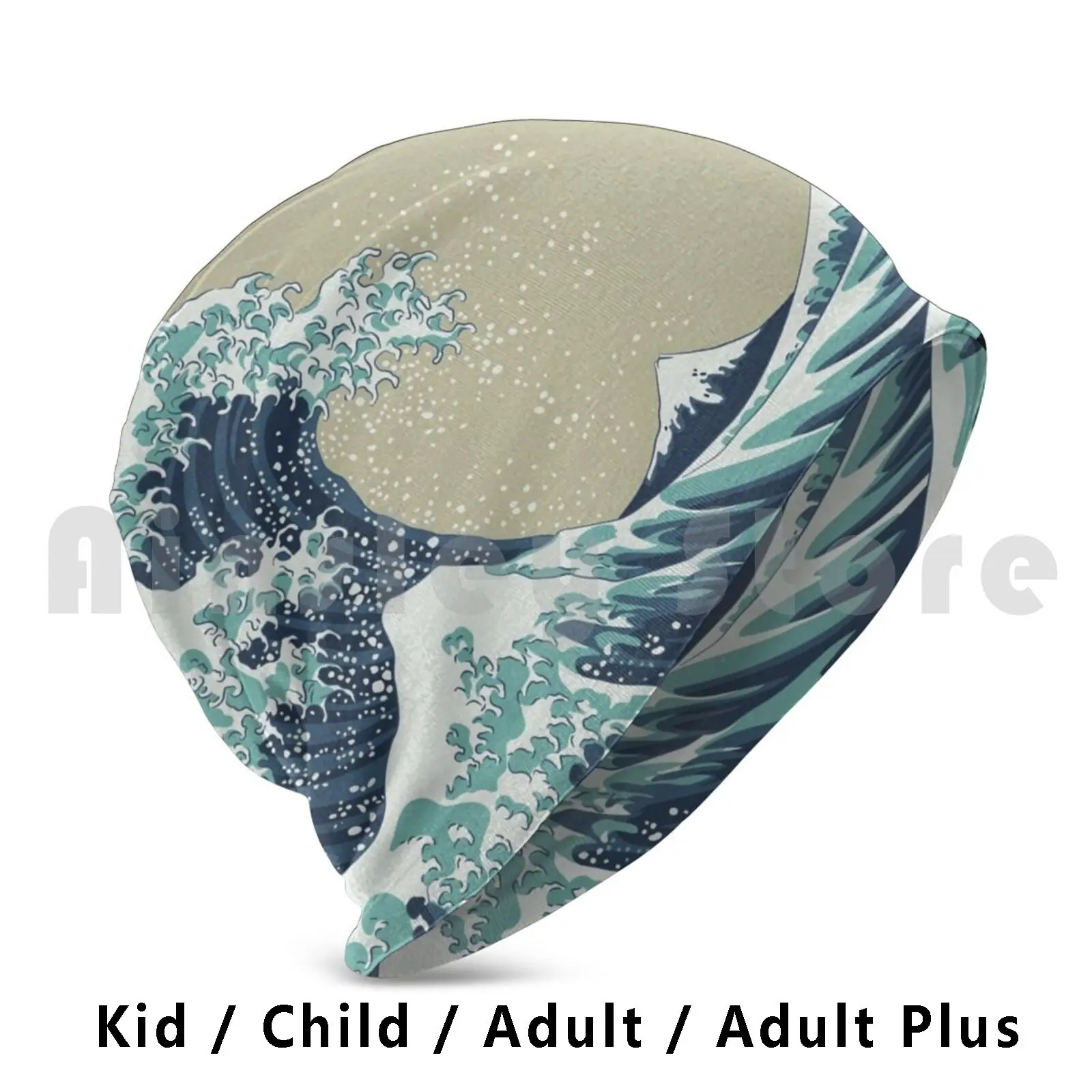 الموجة العظيمة قبالة كاناغاوا بيني قبعة متماسكة الهيب هوب الموجة العظيمة قبالة كانازاوا الموجة العظيمة الموجة Ukiyo E