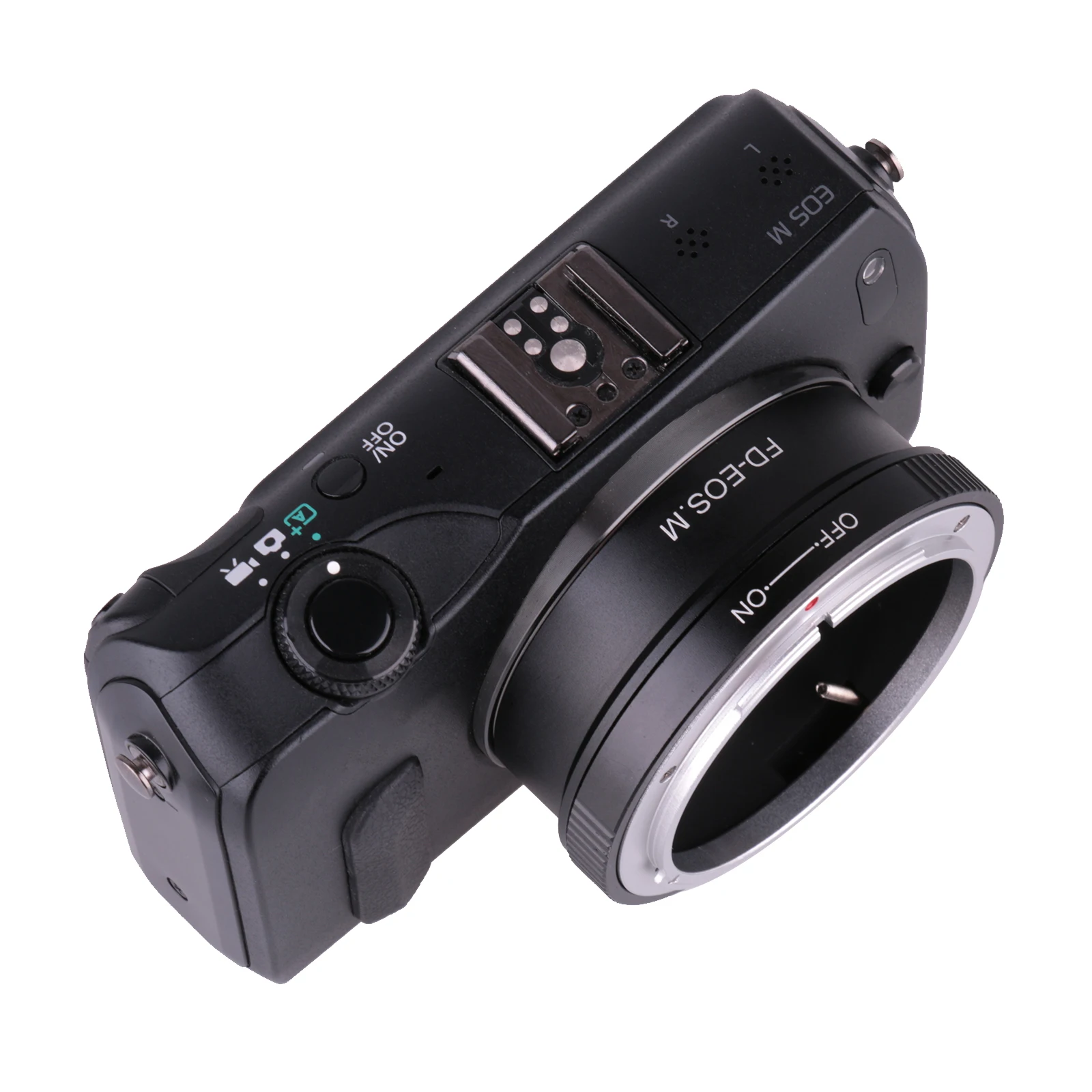 Anillo adaptador FD-EOSM para lente Canon FD a cámara sin espejo EOSM EFM
