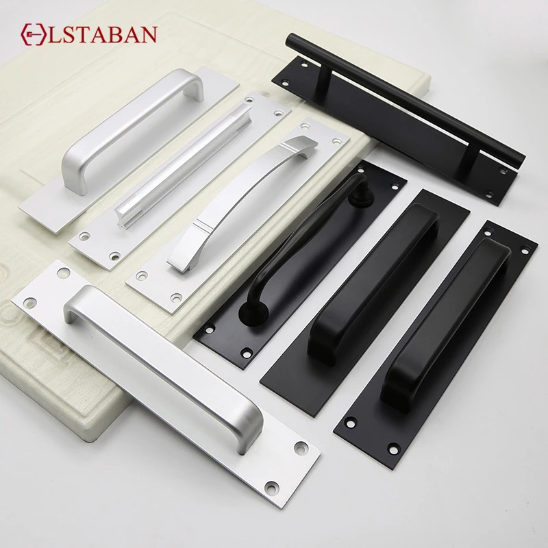 Aluminum Alloy Glass Door And Window Sliding Door Sliding Door Wooden Door Room Door Exposed Large Handle Door Handle