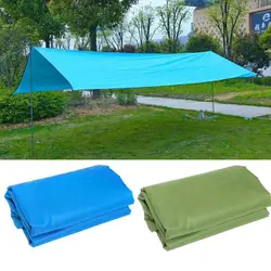 Outdoor Canopy Sunshade Beach Camping Tent Waterproof Ground Cloth Moisture-proof Triangle Canopy Camping Accessory （Only Cloth）