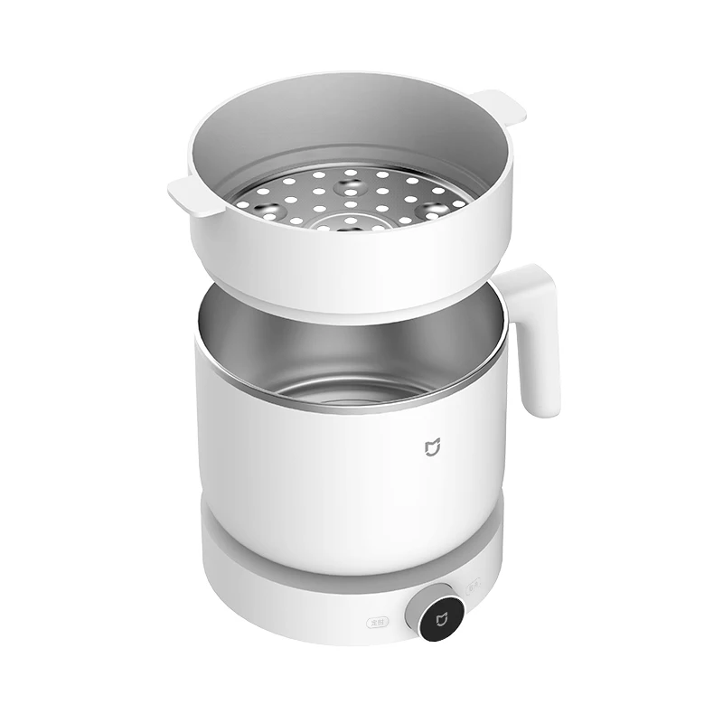 Xiaomi mijia inteligente multifuncional panela de cozinha 1.5l máquina de cozinha elétrica doméstica única camada panela quente trabalhar com mi casa app
