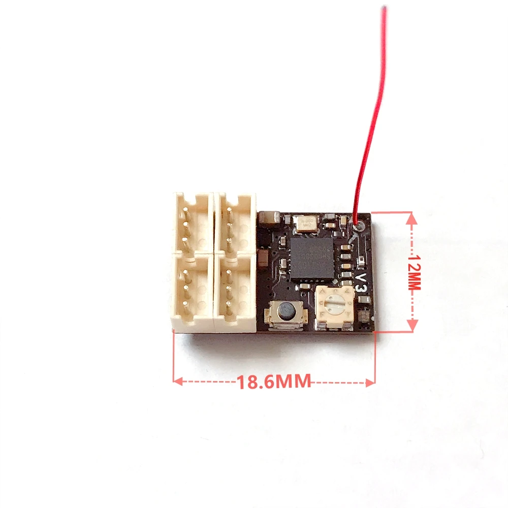 DSM/DSM2 Built-in GYRO NANO RX FOR SPEKTRUM Racing 1/28 RC Car (Not suitable for drift cars)