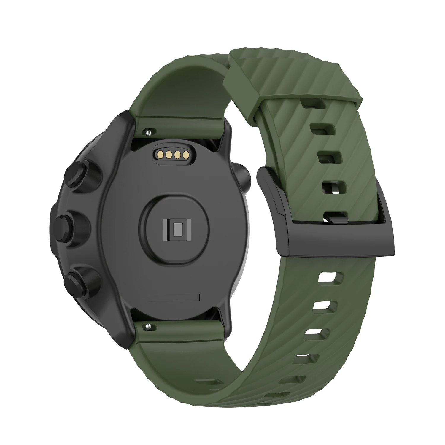 Correa de silicona suave para reloj Suunto 7/D5, pulsera deportiva de 24mm para Suunto 9 Baro/9/Sport baro/spartan sport/Spartan, HR