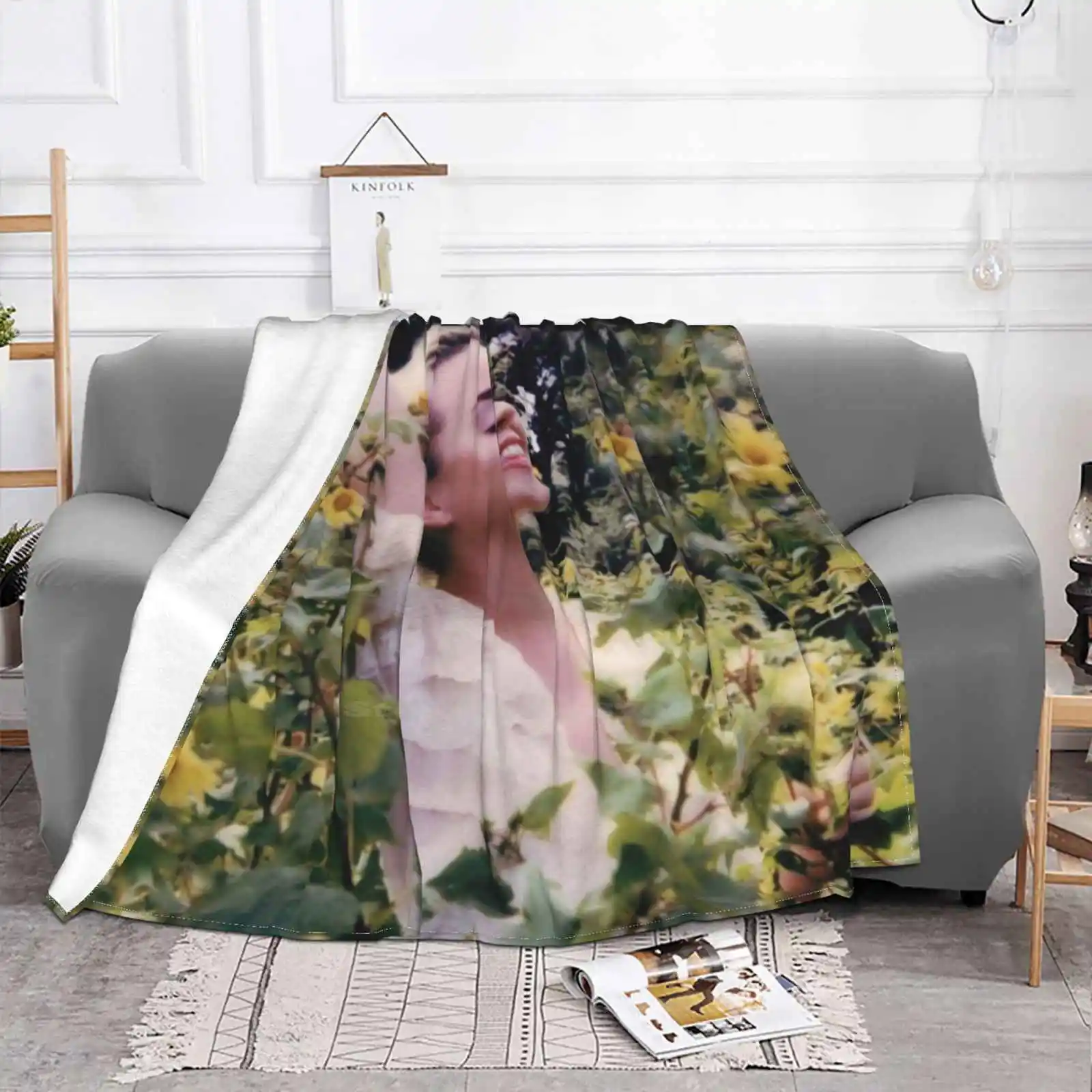 New Arrival Fashion Leisure Flannel Blanket Daisies Katie Perry Kp5 Katycats Katykats Bloom Pop Queen