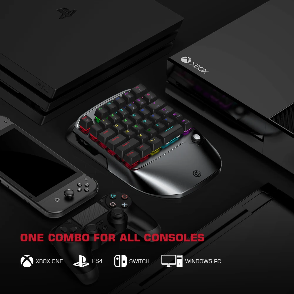 Imagem -02 - Gamesir-aimswitch Teclado Mouse e Adaptador Grupo Consola de Video Game Apto para Xbox Series x Playstation Ps4 Nintendo Switch Vx2