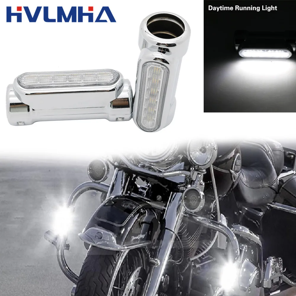 Motorcycle Highway Bar Switchback Driving Light White Amber LED Crash Bars for BMW for Motorcycle Touring Bikes