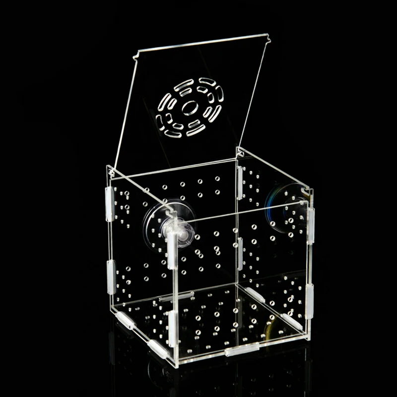 Aquarium Isolation Box Aquarium Kleine Braten Zucht Box Multifunktionale Laichen Brut Zimmer Aquarium Zubehör Fisch Supplie – Detail 10