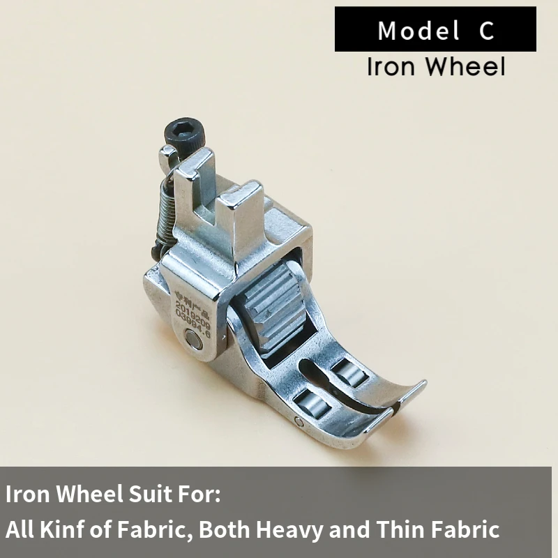 Roller Presser Foot For Single Needle Lockstitch Sewing Machine Accessories Pressure Feet With Wheel Spare Parts JUKI BROTHER