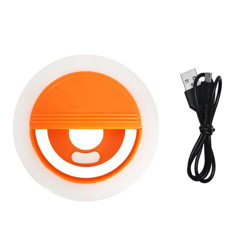 JingTider SF-002 LED Selfile Flash Light 36 LED Bulbs MINI LED Right Light High Quality 5600K For Female Selfies Rechargeable