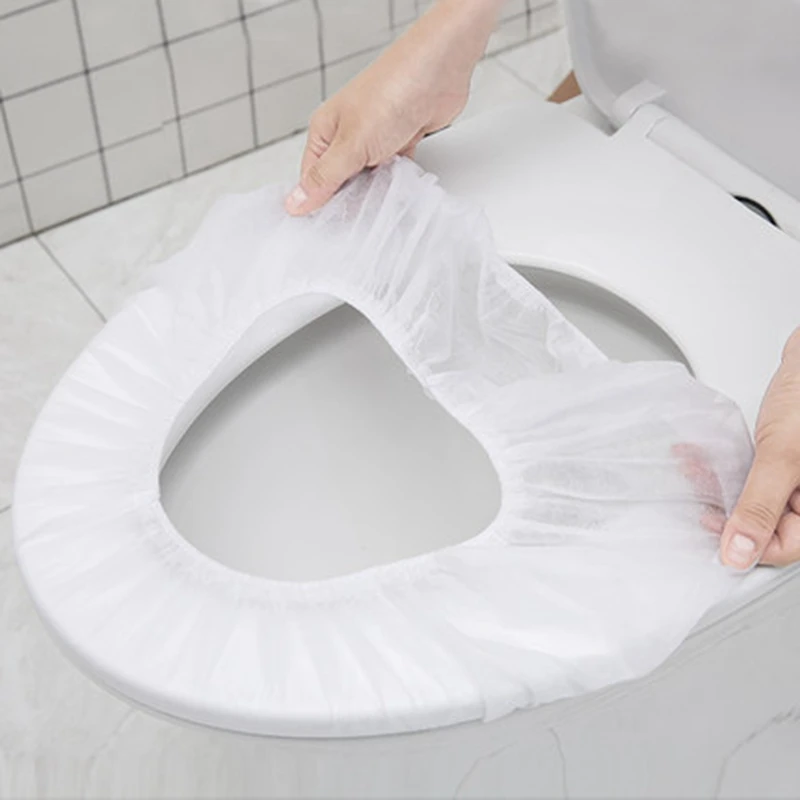 1/5/10pcs Disposable Toilet Seat Cushion Seat Cushion Thickened Universal Travel Toilet Seat Toilets Seat Bathroom Accessories