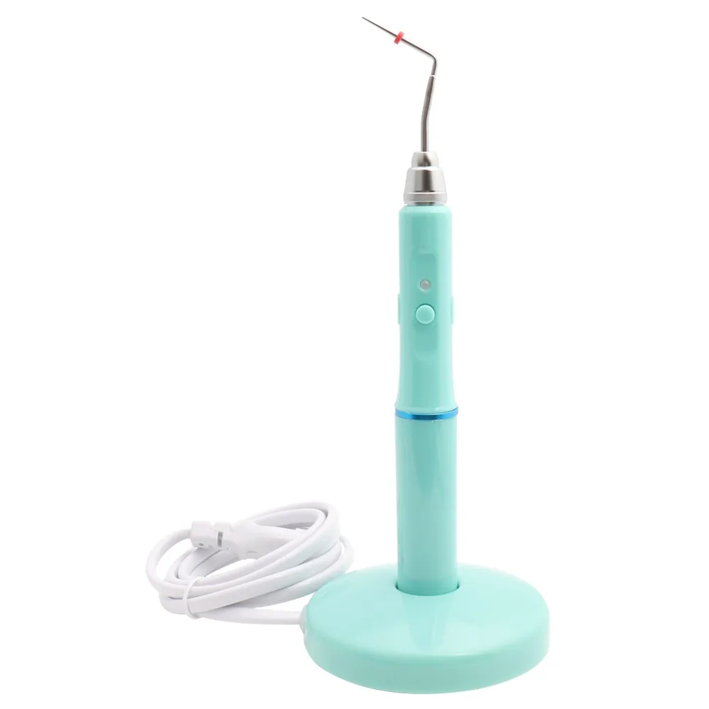 

Dental Gutta Percha Obturation System Endo Heated Pen Root Canal Filling Cordless Wireless 2Tips Green 110V 220V