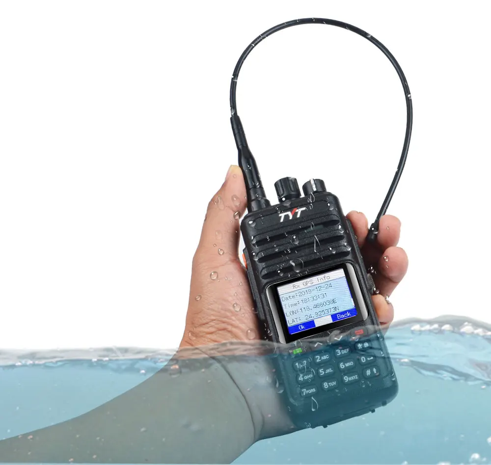 TYT-Dual Band Walkie Talkie, 10W, Alta Potência, FM, Portátil, Dual Band, VOX, DTMF, Analógico, Rádio em Dois Sentidos, TH-UV8200, Impermeável