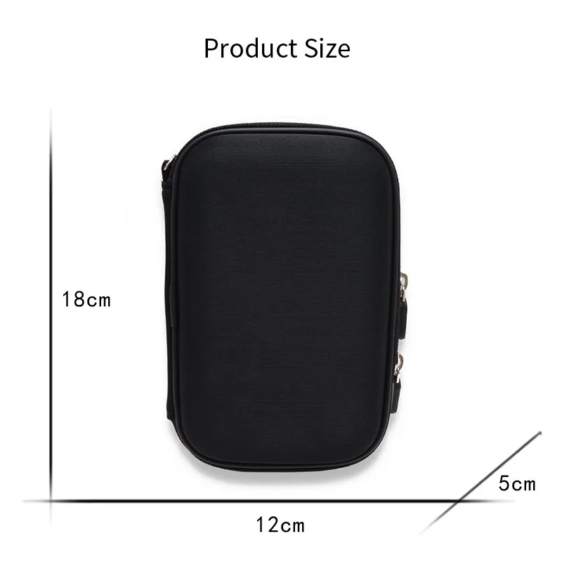 Portable Hard Disk Cases For USB Cable Apple Airpods Earbuds Organizer Bags for Power Bank Charger Waterproof Digital Bags Pouch