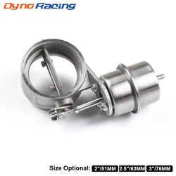 2'' 2.5'' 3'' Stainless Steel Exhaust Control Valve Cutout Set Vacuum Actuator Open Style Pipe Pressure:About 1 BAR