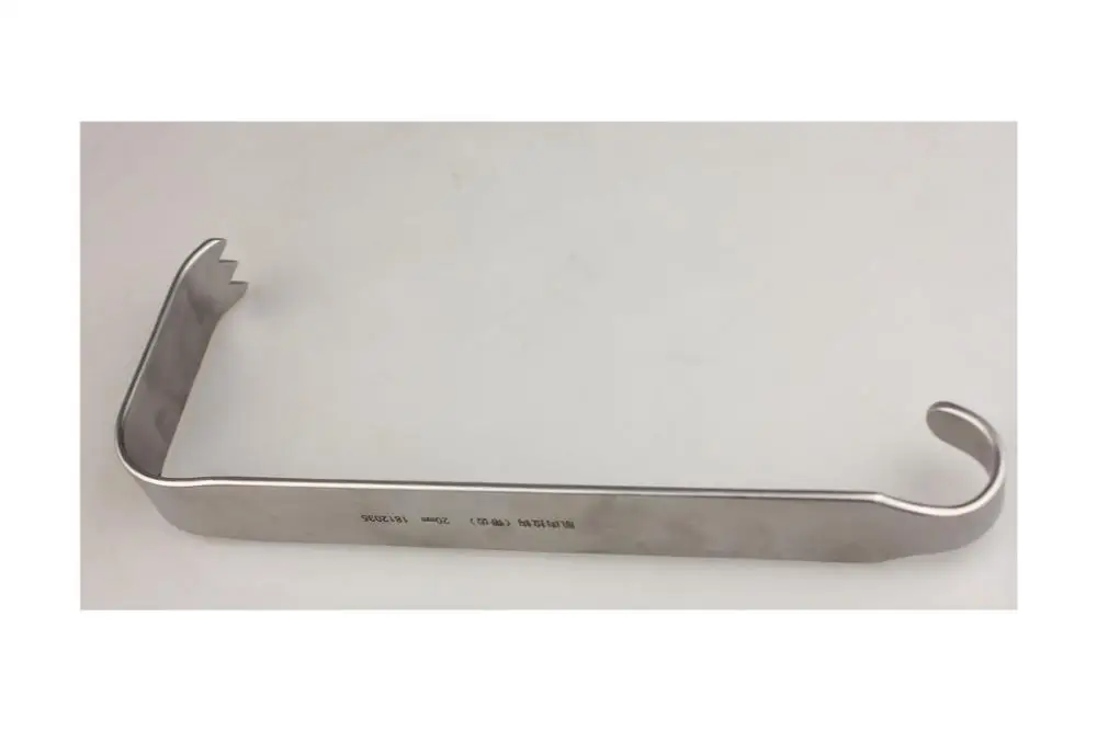 Orthopedic instrument medical muscle hook with teeth deep retractor acetabulum DDA hip joint large tissue C type distractor