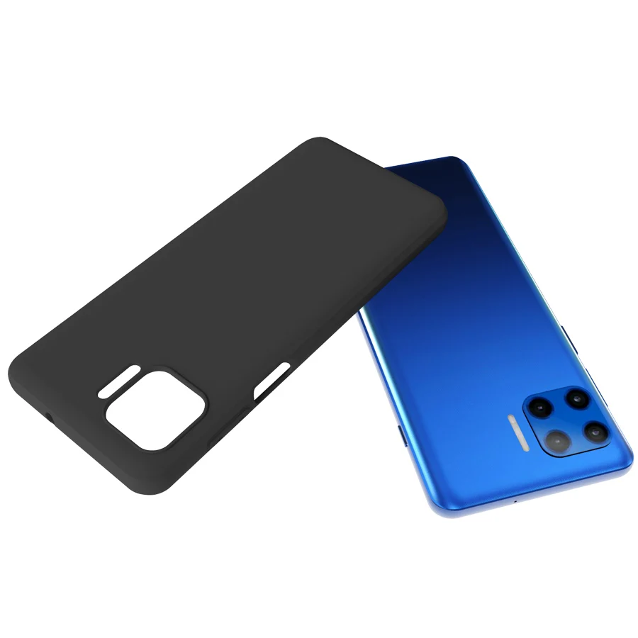 for Moto One 5G Phone Case,Black Matte Non-Slip Skid-proof  Soft TPU Silicone Case Cover for Motorola Moto G 5G Plus