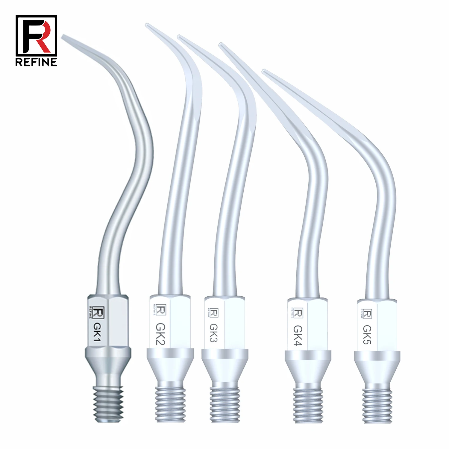 1 pçs dental scaler scaler ultra-scaling dicas gk1, gk2, gk3, gk4, gk5, gk6 gk7 gk12 gk14 gk16 para kavo sonicflex scaler handpiece