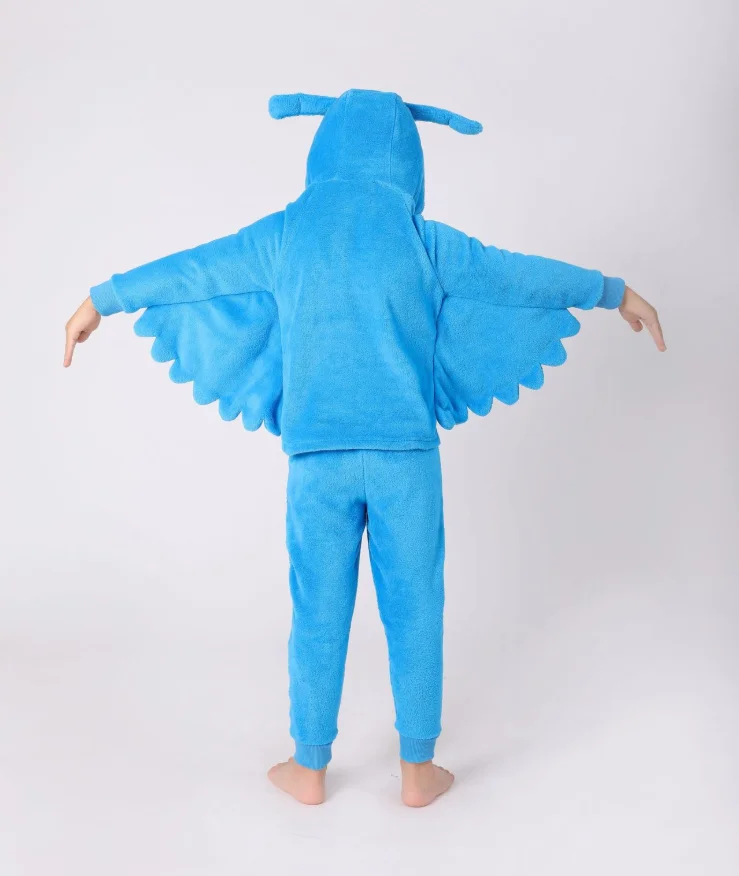 Kigurumi Onesies-Pijama de dibujos animados para niños, traje de búho bonito, ropa para el hogar, Disfraces de halloween, Mono