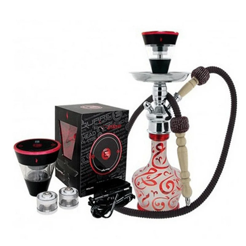 E Head Hookah Kit Rechargeable Shisha Hooka Bowl Set Electric Mini Chicha