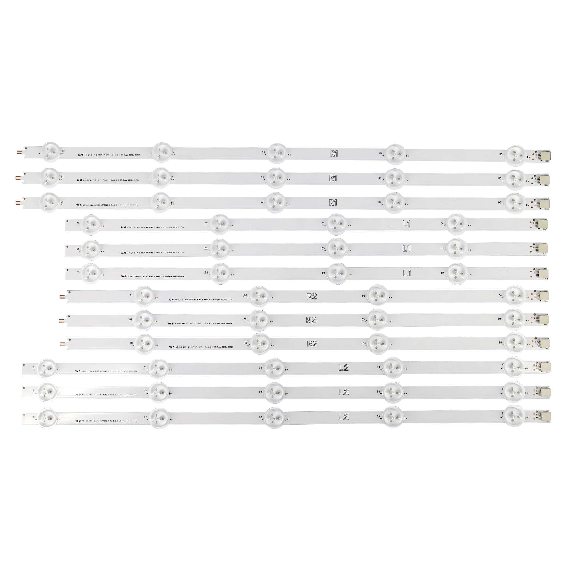 New LED backlight 6916L-1174A 6916L-1175A 6916L-1176A 6916L-1177A For LG 47inch 47LN5758 47LN575S 47LN575V 47LN5757 47LN575R-ZE