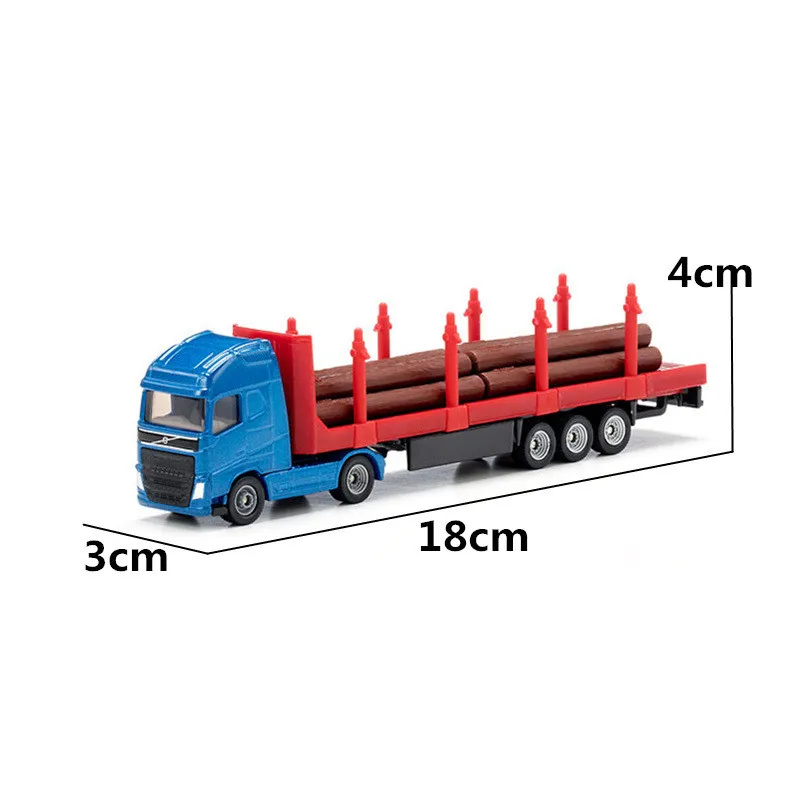 1:87 exquisite alloy wood transport truck model,engineering transport truck toy,display and collection gifts,free shipping