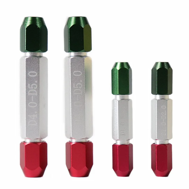 CNC Red and Green Clamp Holder for Needle Gauge Double Heads Pin Handle Go-and-not-go Plug Gauge Measuring Tool