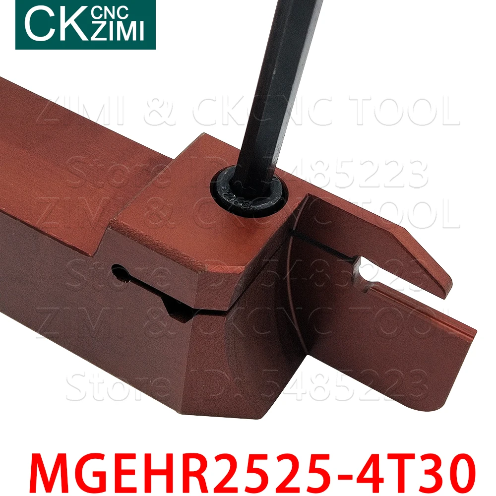 1PC MGEHR 1 010 MGEHR2525-4T30 30mm Grooving alat Bubut Dudukan CNC mesin bubut mengubah alat alur memotong lebih dalam untuk MGMN 400 grooving sisipan