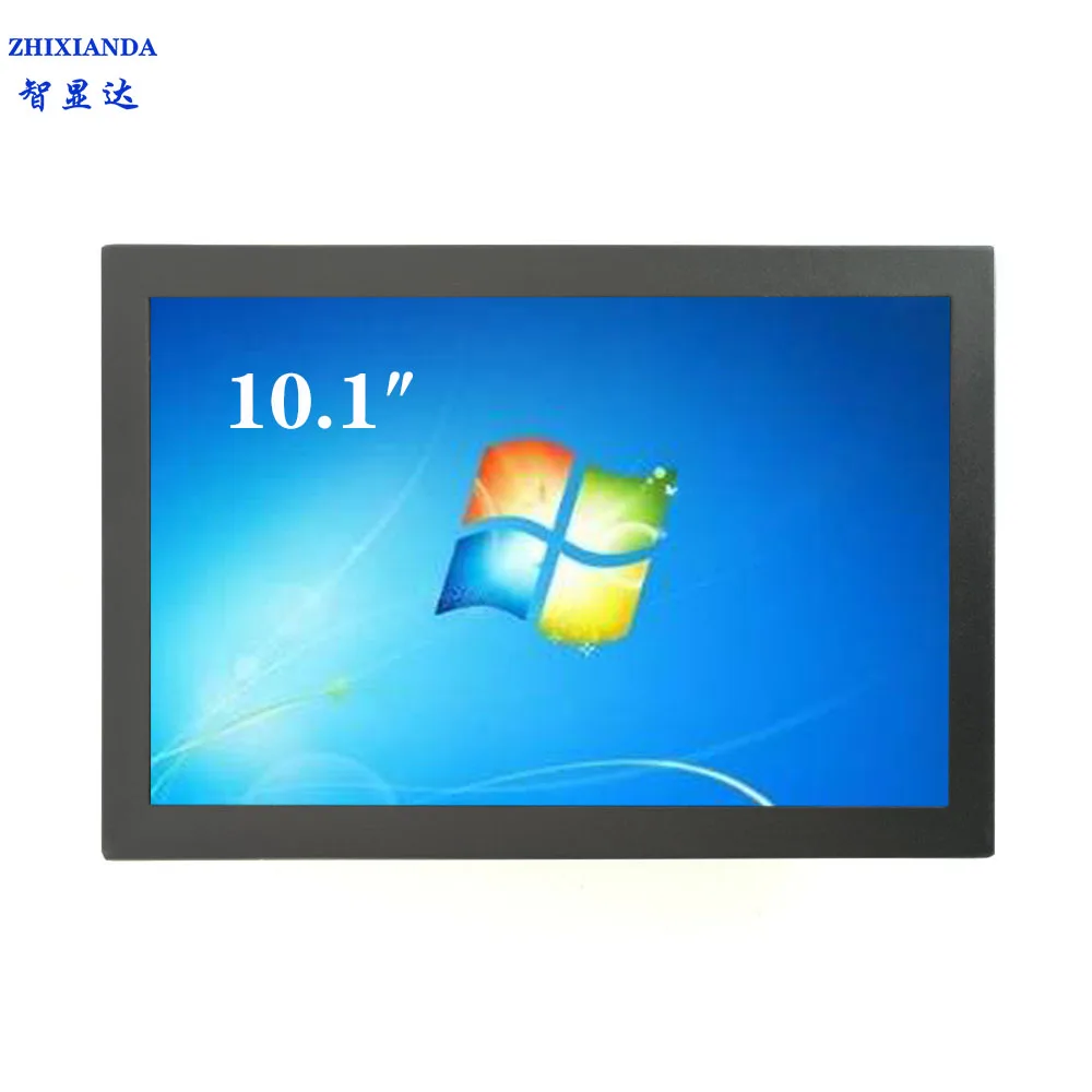 

ZHIXIANDA 10.1Inch FHD 1920*1200 Metal Case With HDMI VGA USB Input Open Frame Industrial Monitor