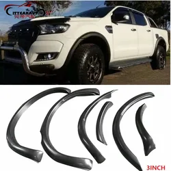 Auto Slim Fender Flare Fit For Ford Ranger T6 T7 Xl Xlt Wildtrack 2012-2018 Fenders 3.5