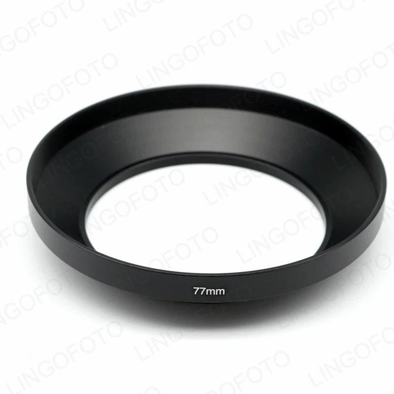Capucha de lente de Metal de gran angular, 58-82mm, tornillo Universal para Canon, Nikon, Olympus, Pentax, Sony, Fujifilm