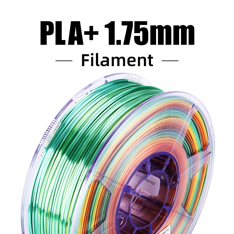 eSUN Silk PLA Filament 1.75mm Rainbow Multicolor Silk PLA 3D Printer Filament 1KG 2.2LBS Spool 3D Printing Material for 3D Print - Image 4