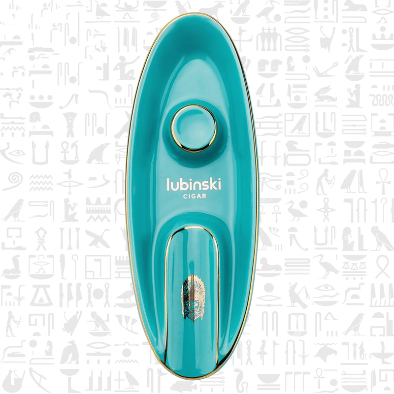 

Новая цветная модная пепельница для сигар, портативная керамическая домашняя круглая пепельница в форме лодки с одной подставкой для путешествий