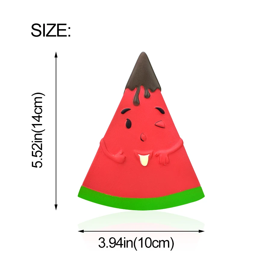 Cute Watermelon Squishy Toys for Children Funny Fruit Anti stress Slow Rising Squishies Baby Toy Office Kitchen Home Decoration