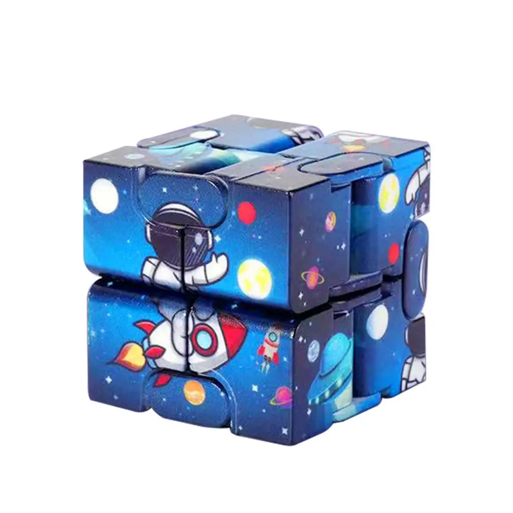 Anti Stress Cube Infinity Cube Magic Cube Office Flip Cubic Puzzle Stress Reliever Autism Toys Relax Toy For Kids Adults