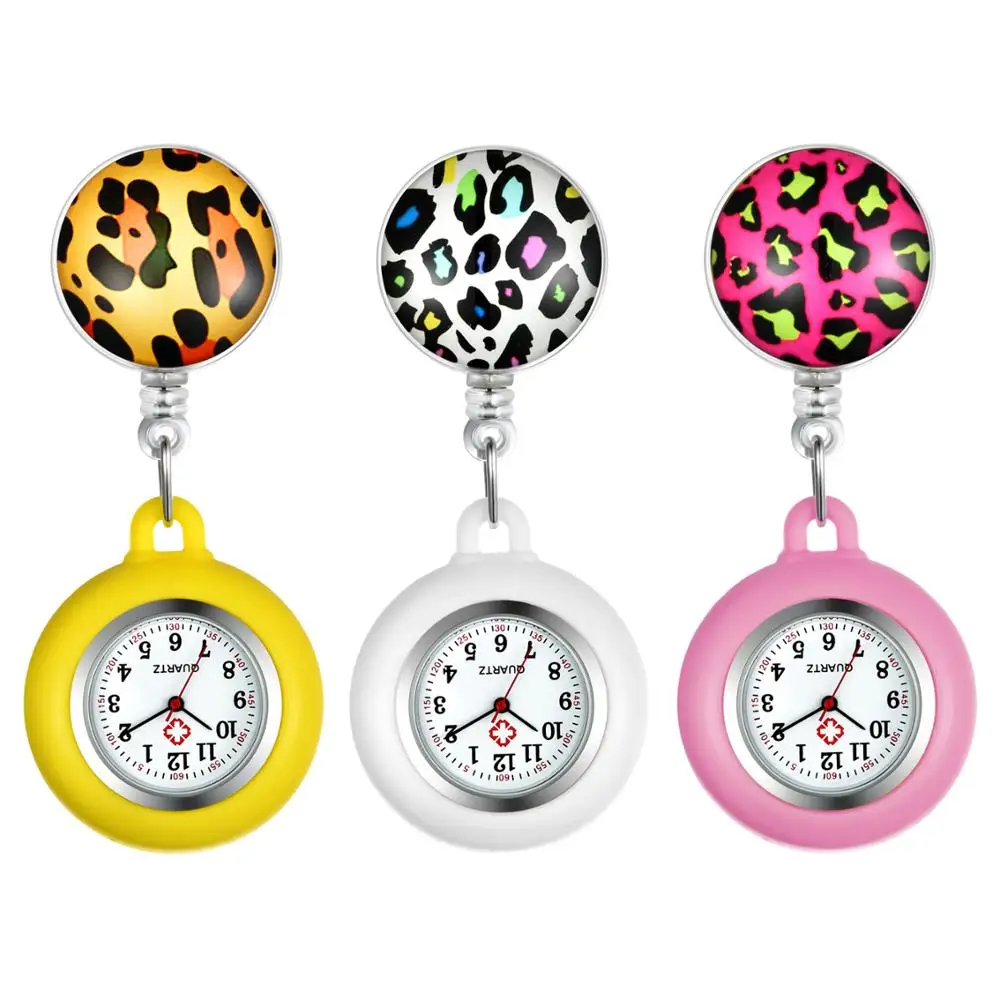 LANCARDO 2021 High Quality Nurse Watch Pocket watches for girls Silicone Nurse Watch Brooch Tunic Watch Reloj de regalo Dropship