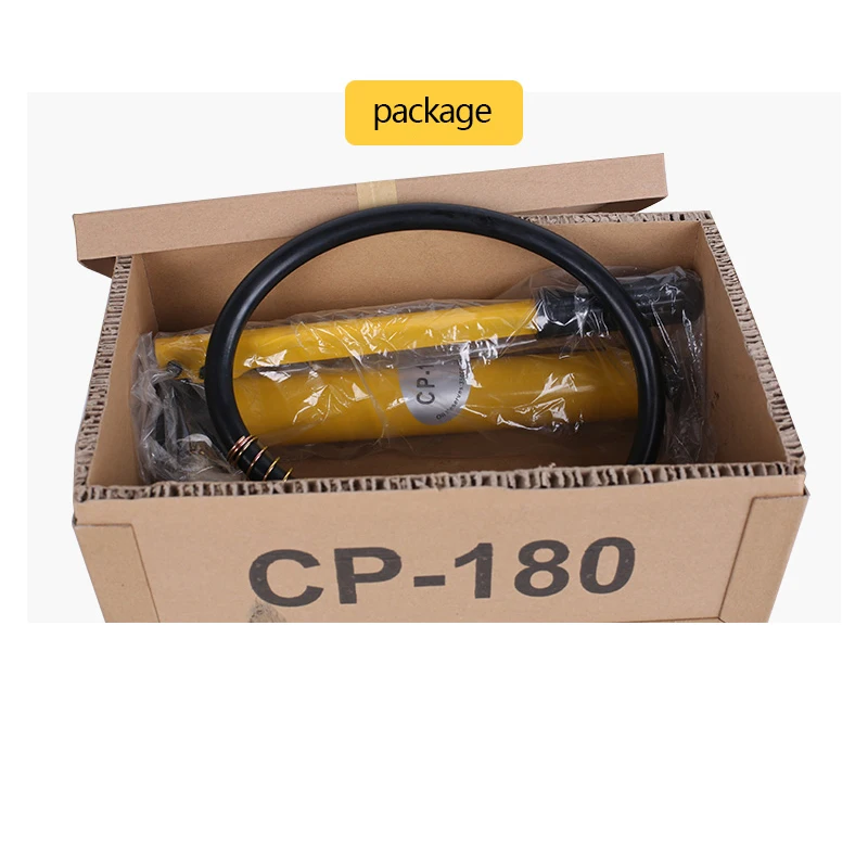 CP-180 Ultra-High Pressure Hydraulic Hand Pump Manual Pump Hydraulics Large Oil Volume Hand Pump High Pressure Oil Pump