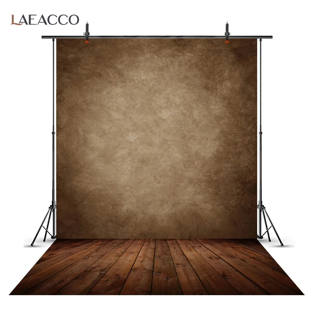 Solid Color Gradient Grunge Wall Wood Floor Photography Background Portrait Photo Zone Photo Backdrop Photocall For Photo Studio