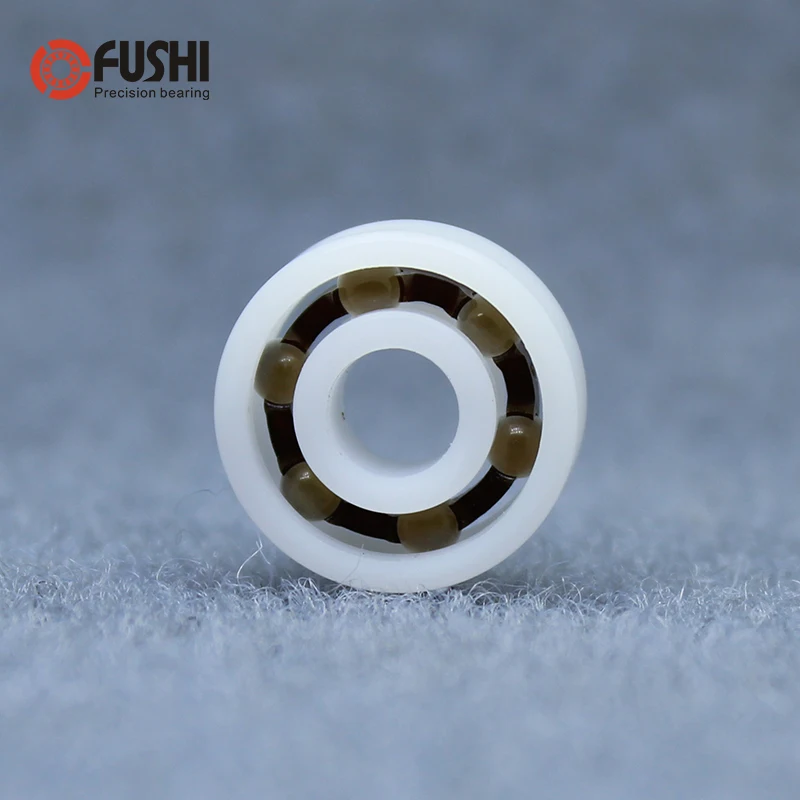 608 POM Open Bearing  (10PCS) Plastic Ball Bearings 8x22x7mm  Glass Balls 8*22*7mm