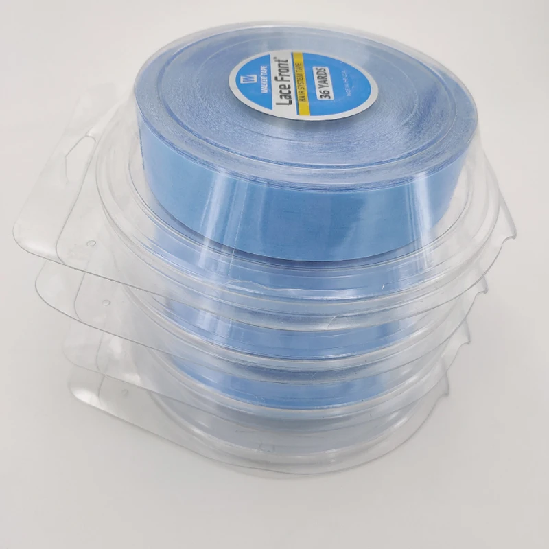 36 YardsX2.54CM Super DoubleSided Adhesives Blue Lace Front Support Tape Length33M For Tape Hair/Skin Weft Hair/Lace Wigs/Toupee