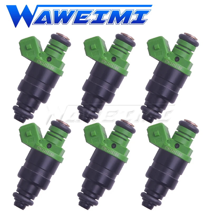 

WAWEIMI 6x Fuel Injector Nozzle OE 078133551BB For AUDI A4 A6 V6 & CABRIOLET 2.8 COUPE 2.6 Brand New Car Accessories