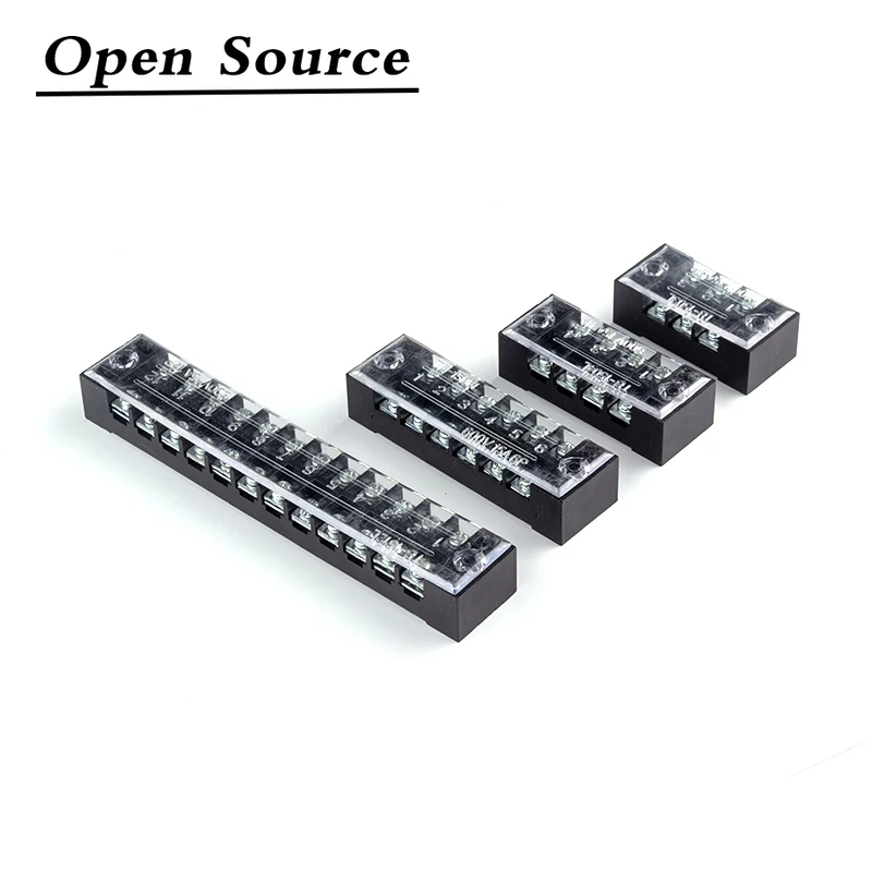 

600V 15A Barrier Strip Terminal Block Wire Connector TB-1503 TB1504 TB1505 TB1506 TB-1510 TB-1512