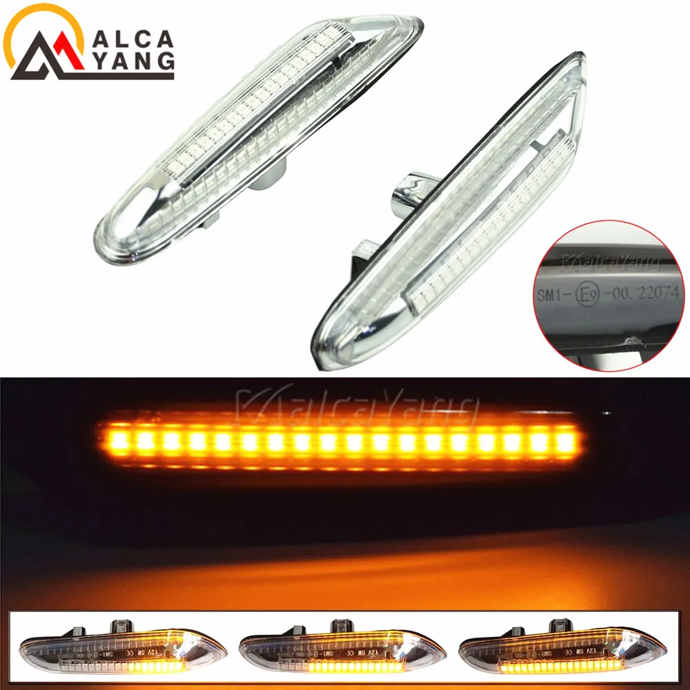 Dynamisches LED-Blinklicht Seitenmarkierungsleuchte für BMW E60 E61 E90 E91 E87 E81 E83 E84 E88 E92 E93 E82 E46 1 3 5 Serie X1 X3 2004 – Detail 27